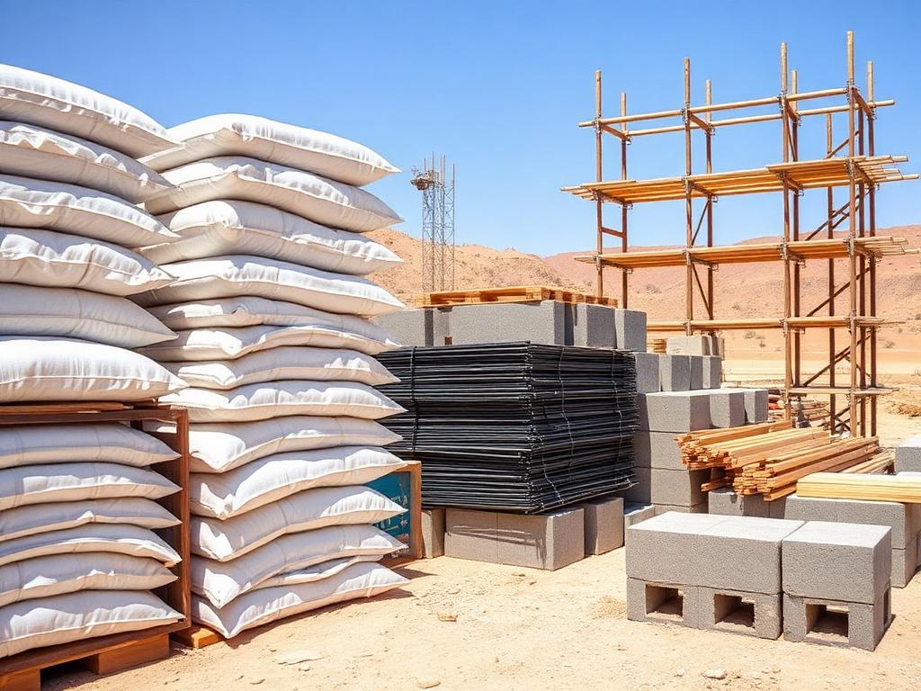 Building Materials supplied by Al Reemal in Abu Dhabi